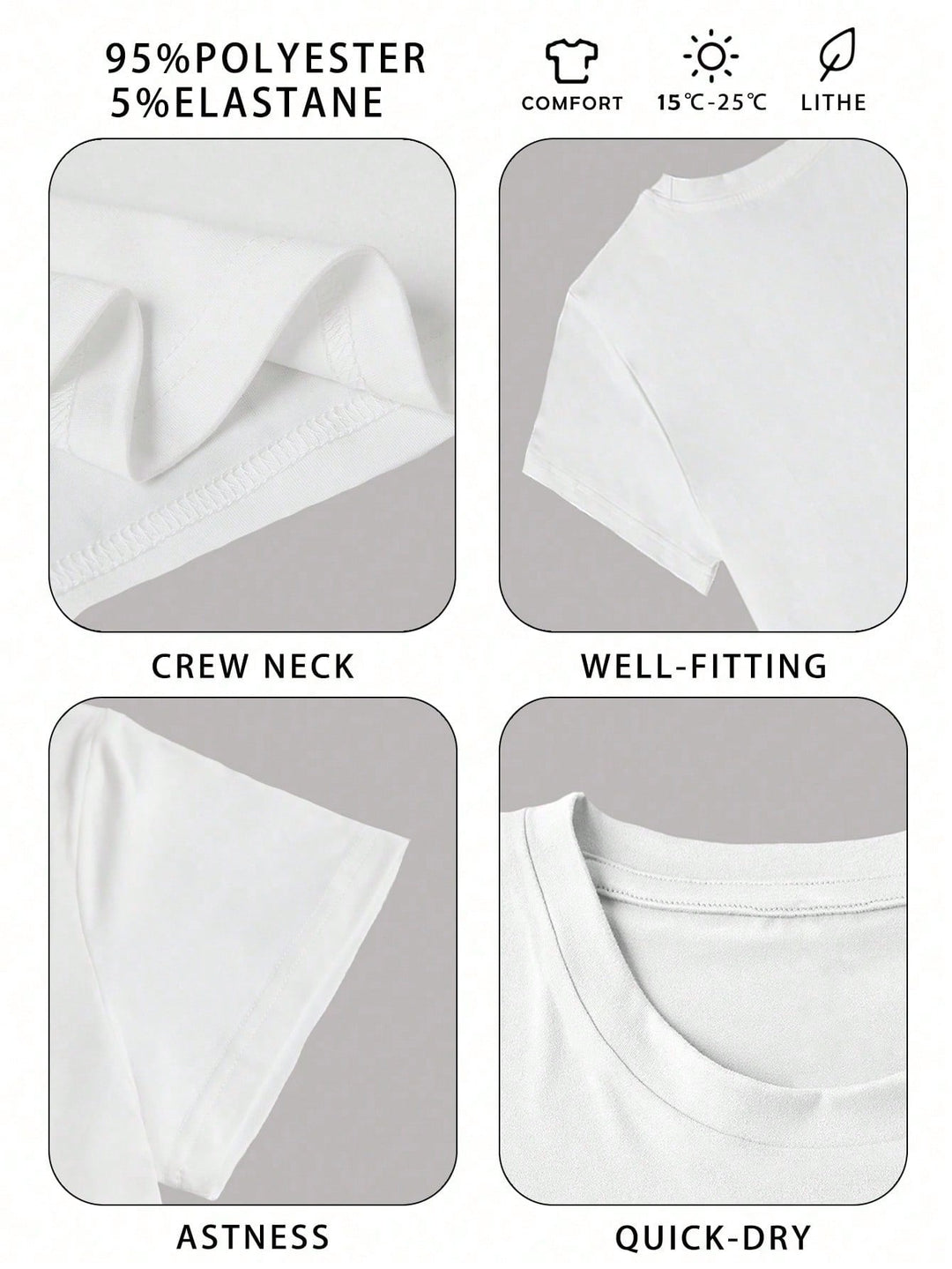 Tricou SHEIN, alb