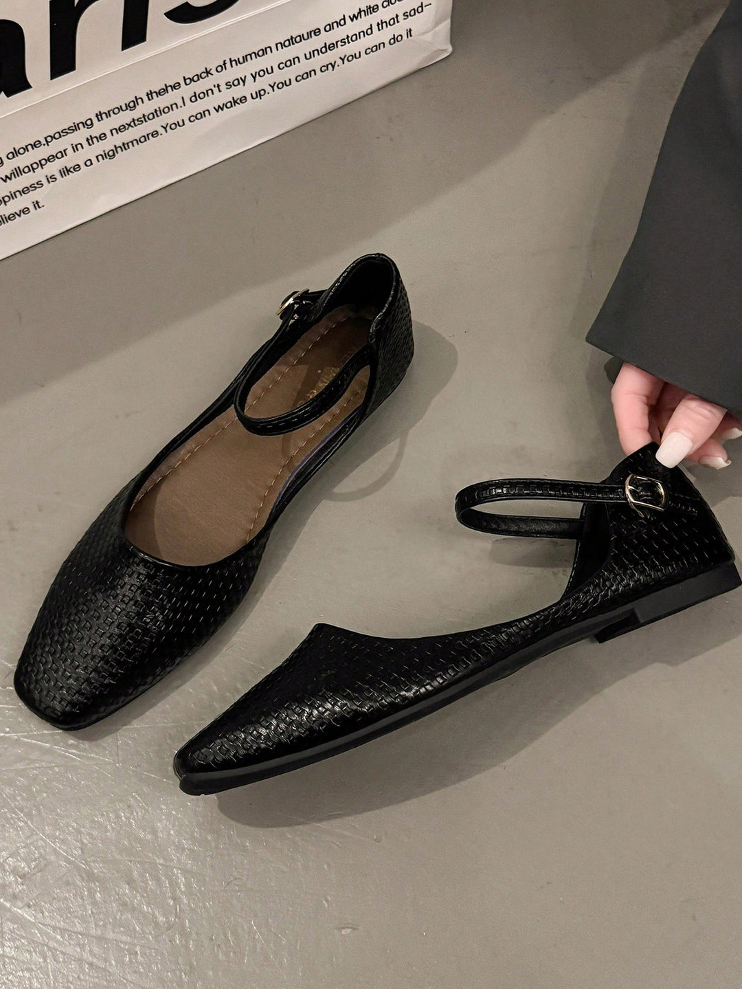 Balerini SHEIN, negru