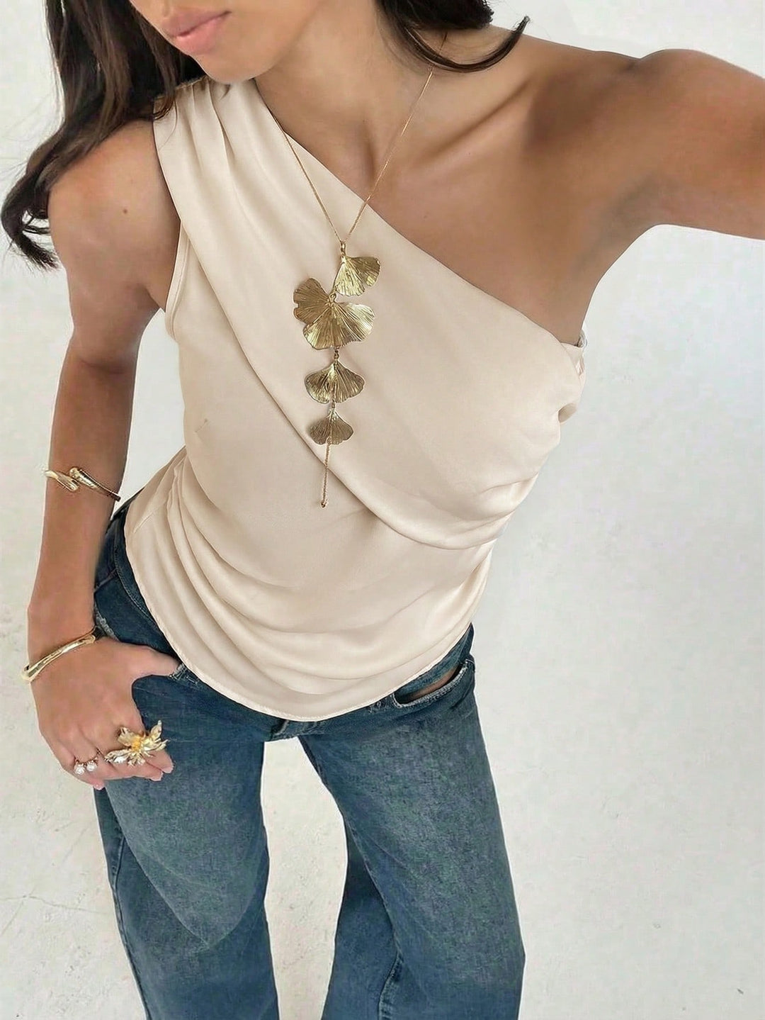 Top SHEIN, bej