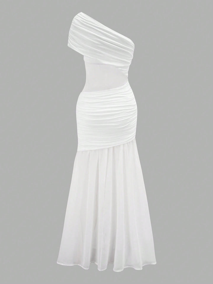 Rochie maxi SHEIN, alb
