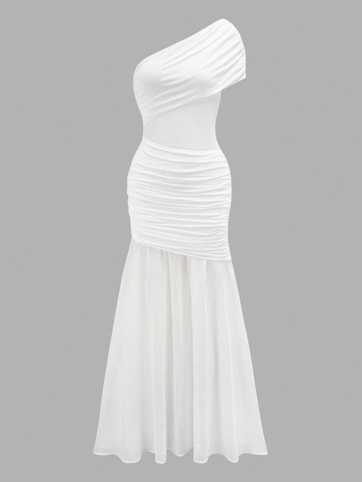 Rochie maxi SHEIN, alb