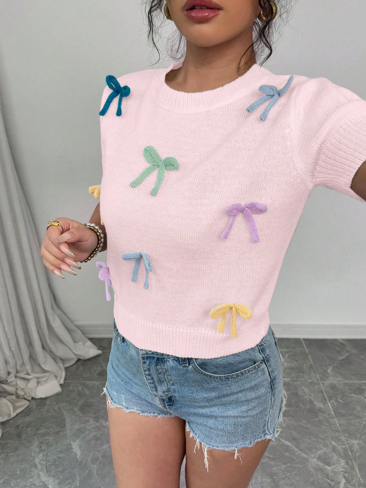 Pulover tricotat SHEIN, roz