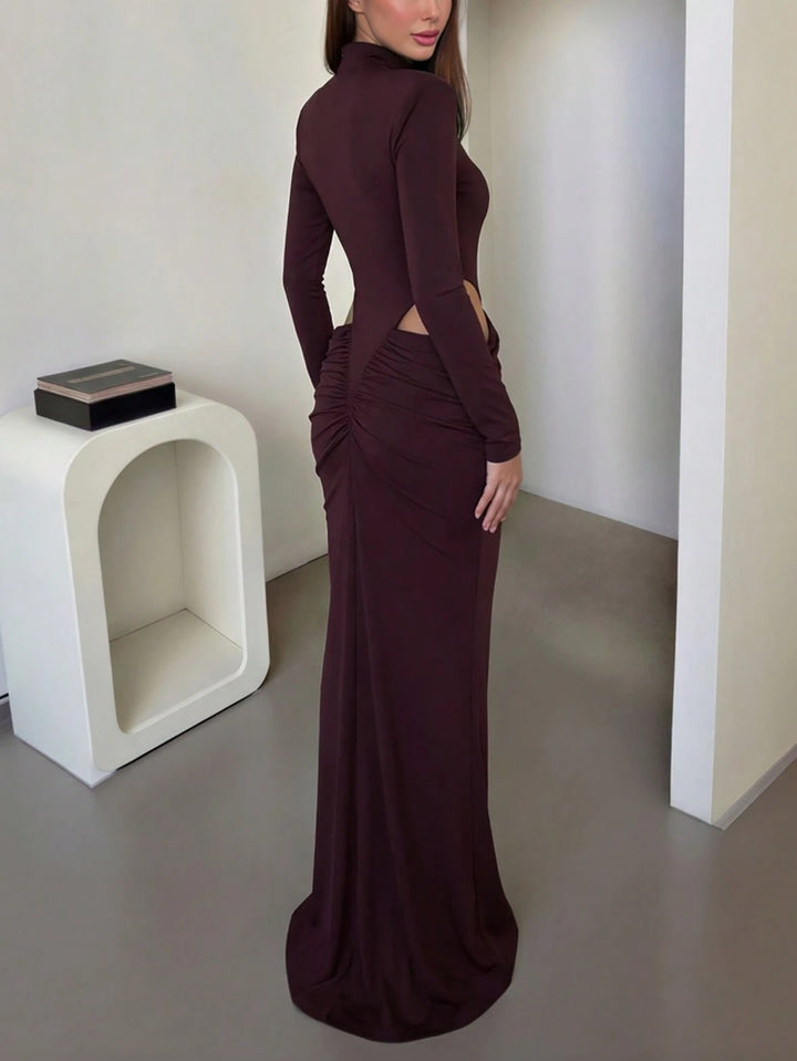 Rochie maxi SHEIN, vișiniu