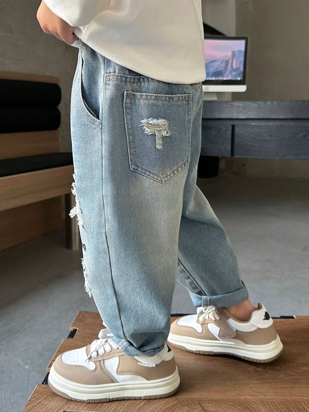 Jeans SHEIN, albastru