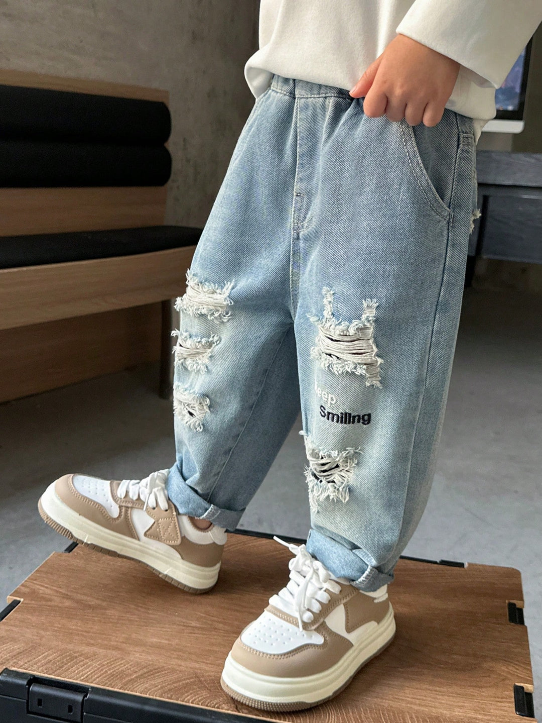 Jeans SHEIN, albastru