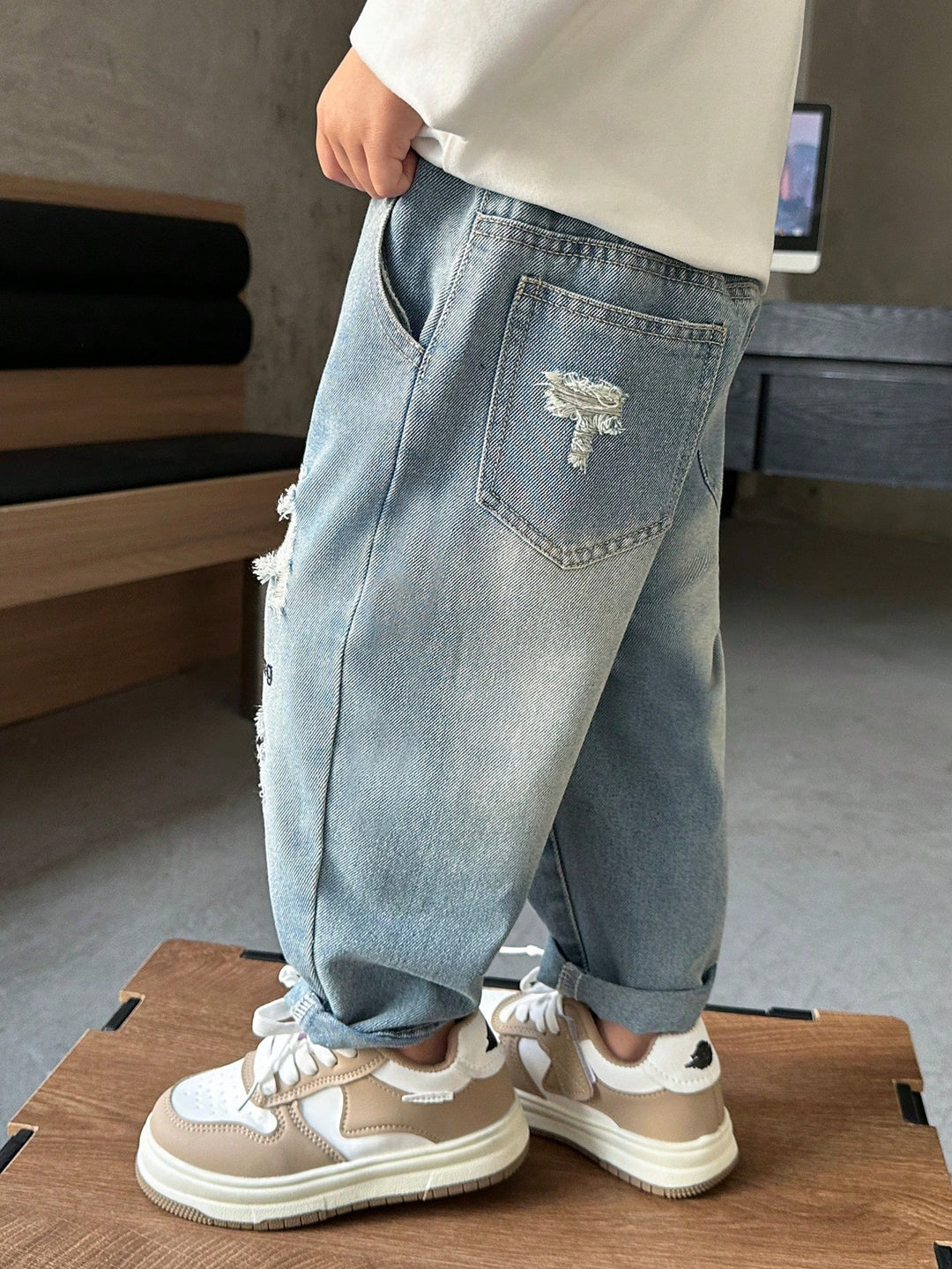 Jeans SHEIN, albastru