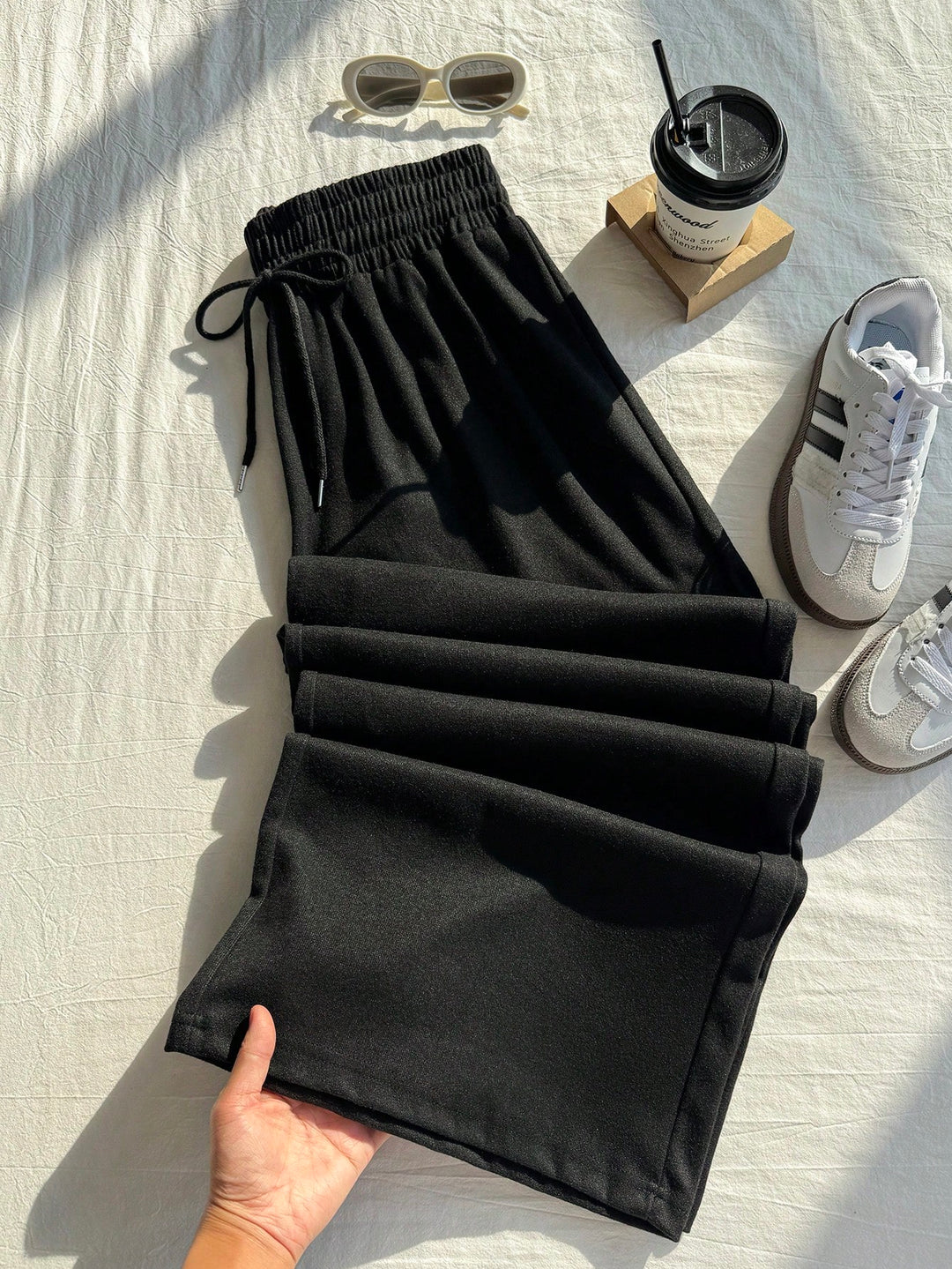 Pantaloni SHEIN, negru