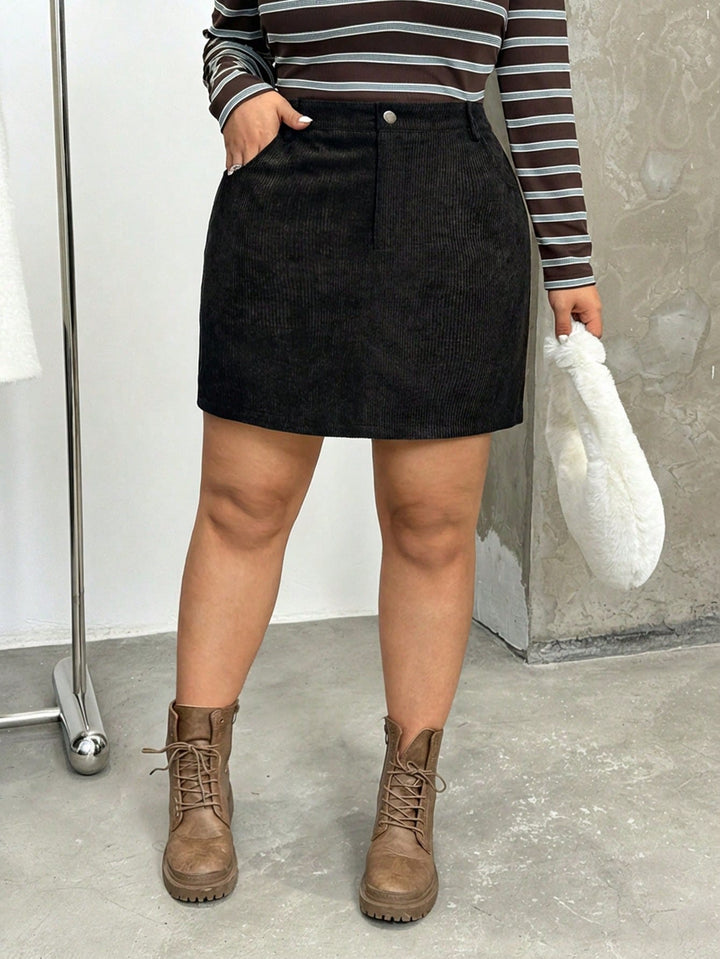 Fustă mini SHEIN, negru