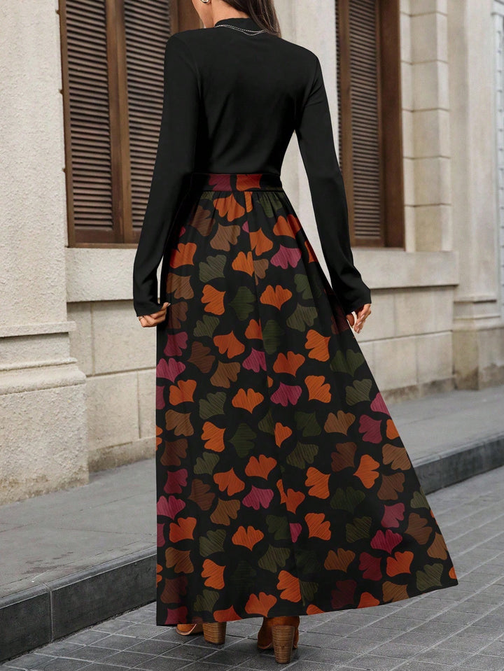 Rochie maxi SHEIN, mix culori