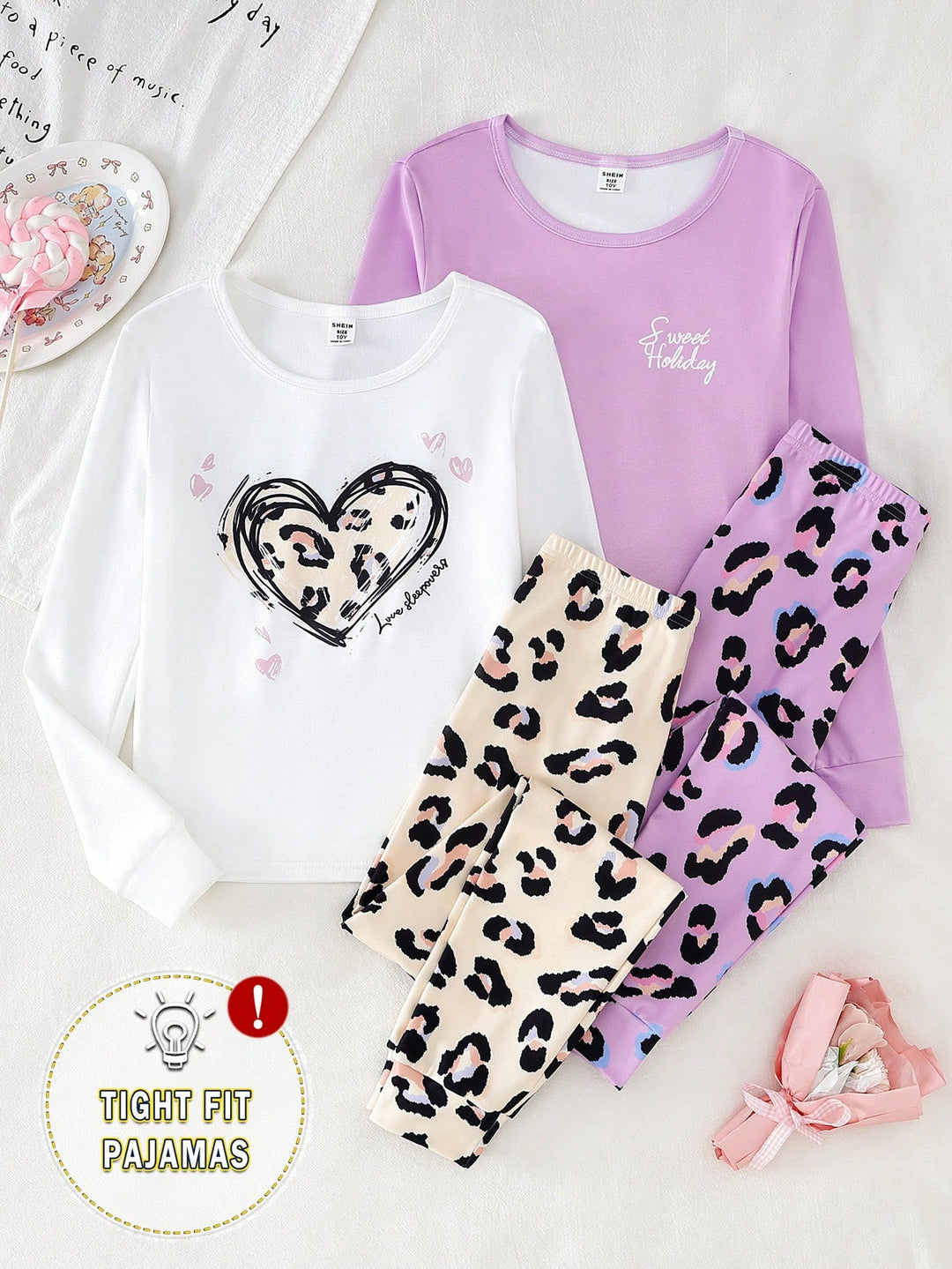 Pijama SHEIN, mix culori