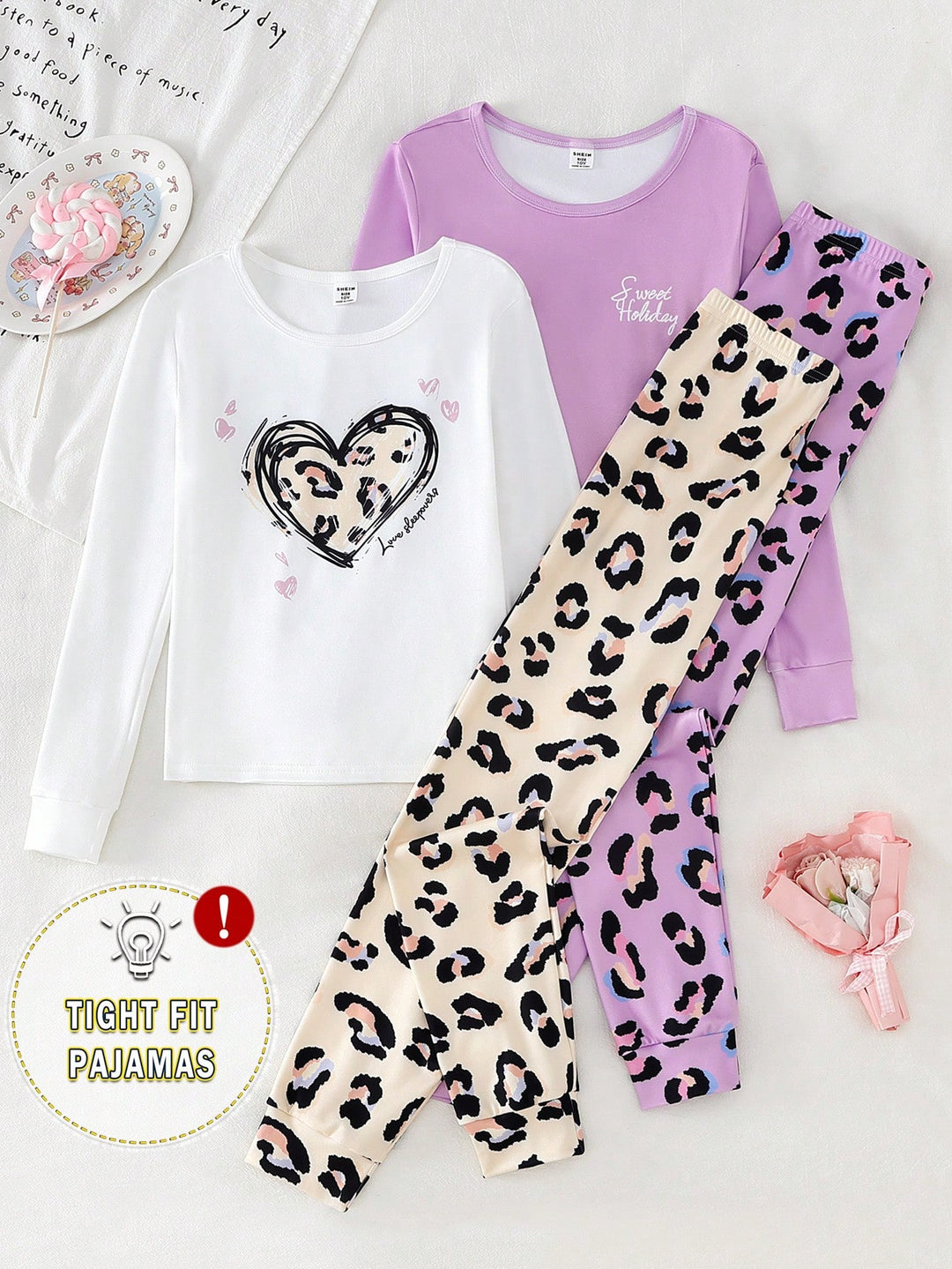 Pijama SHEIN, mix culori