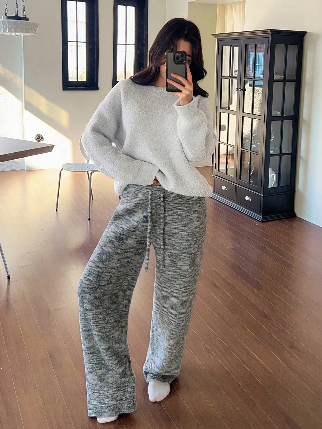 Set pijamale SHEIN, gri