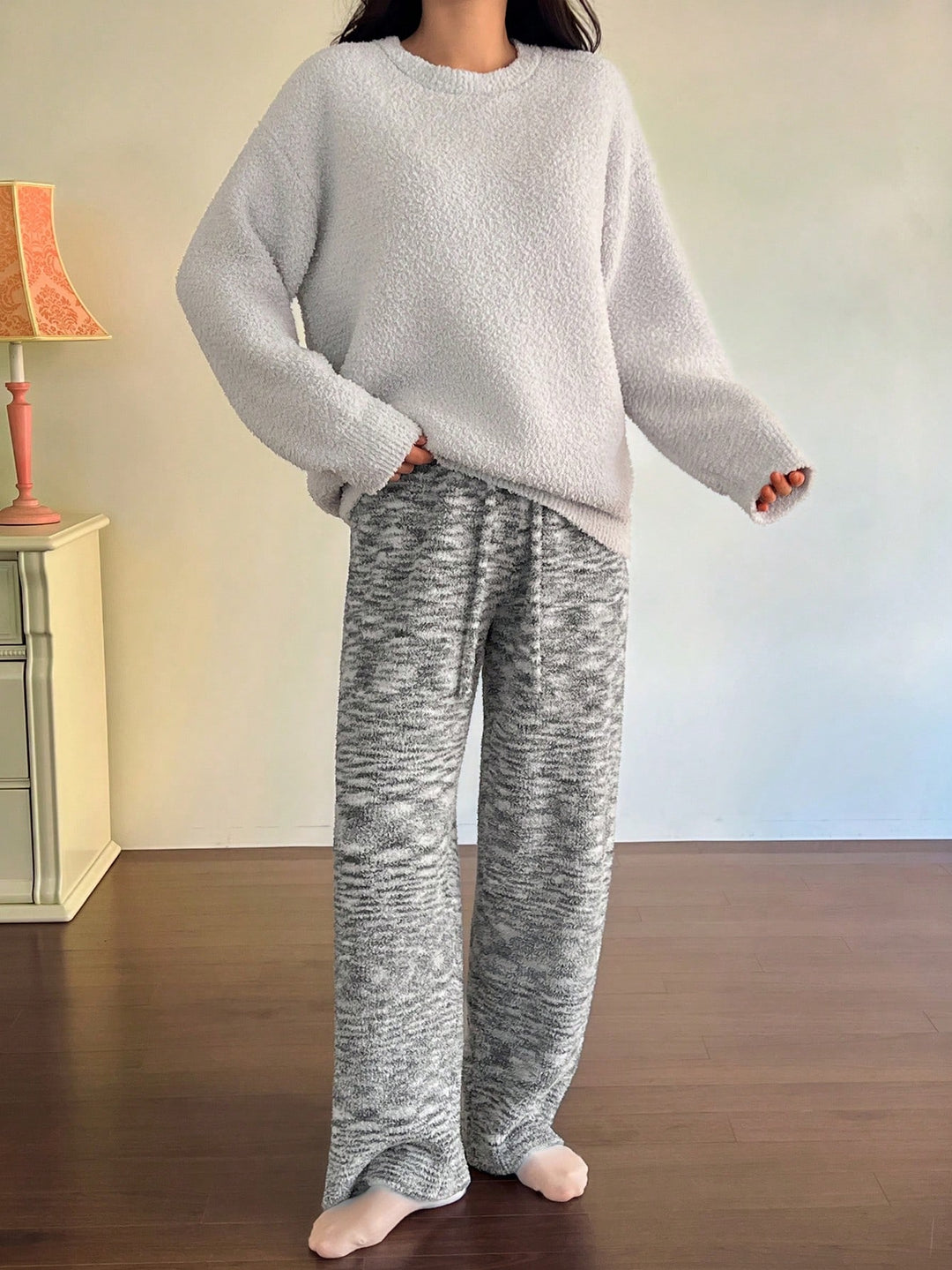 Set pijamale SHEIN, gri