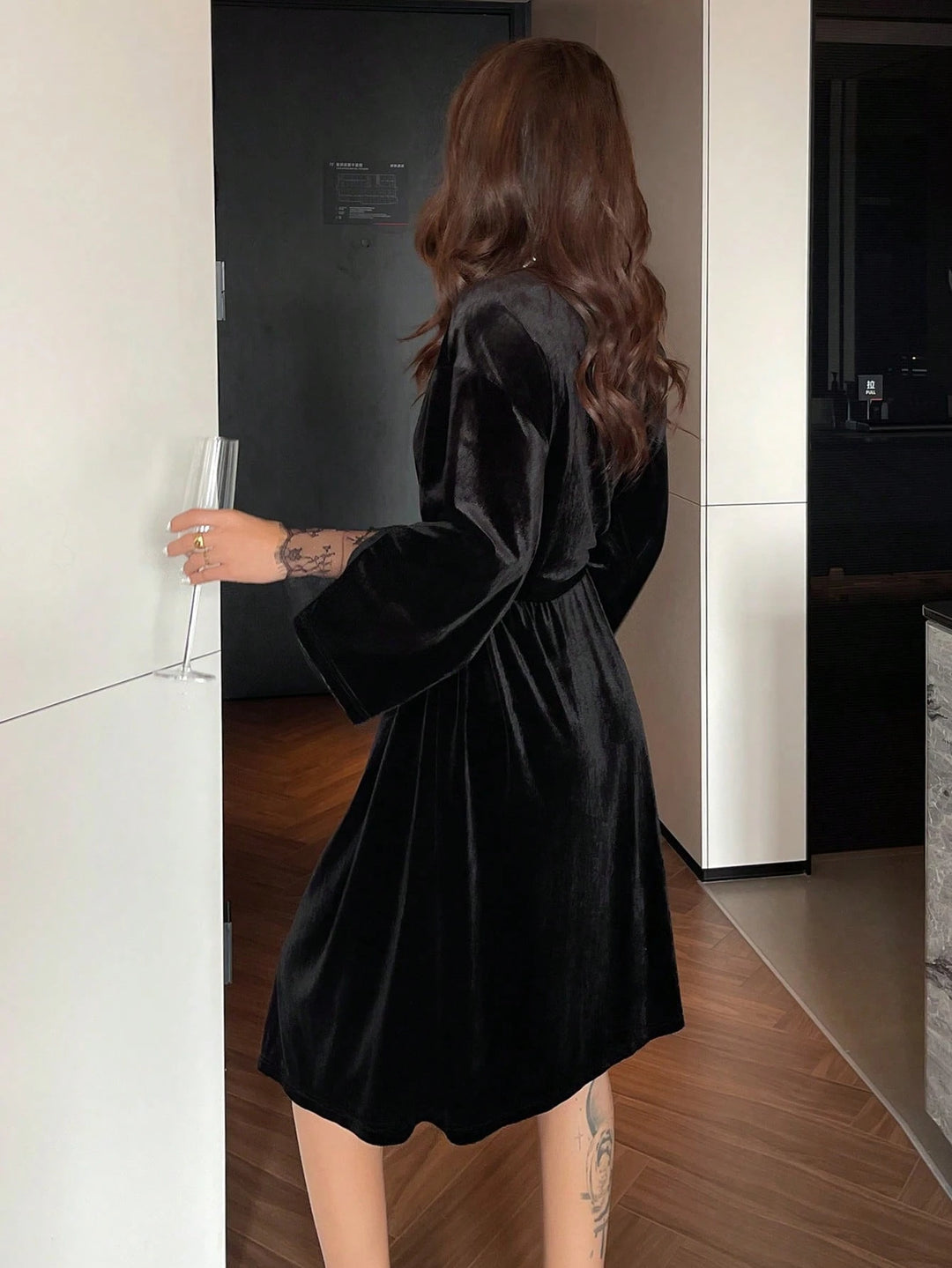 Halat SHEIN, negru