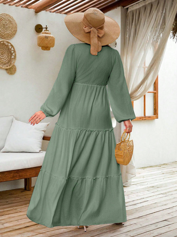 Rochie maxi SHEIN, verde