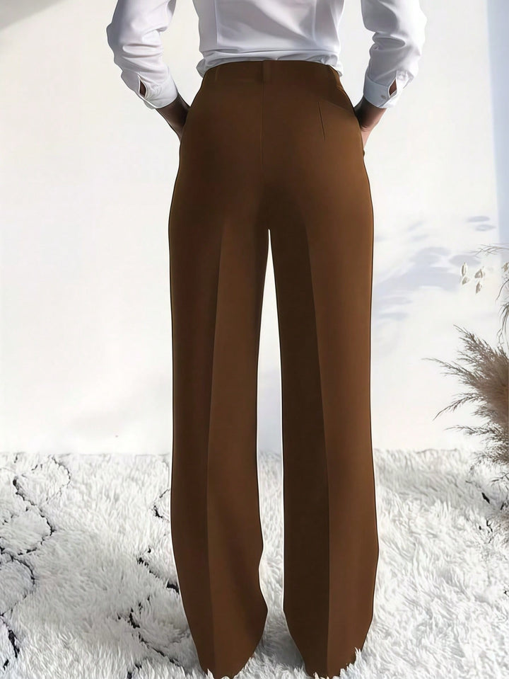 Pantaloni SHEIN, maro