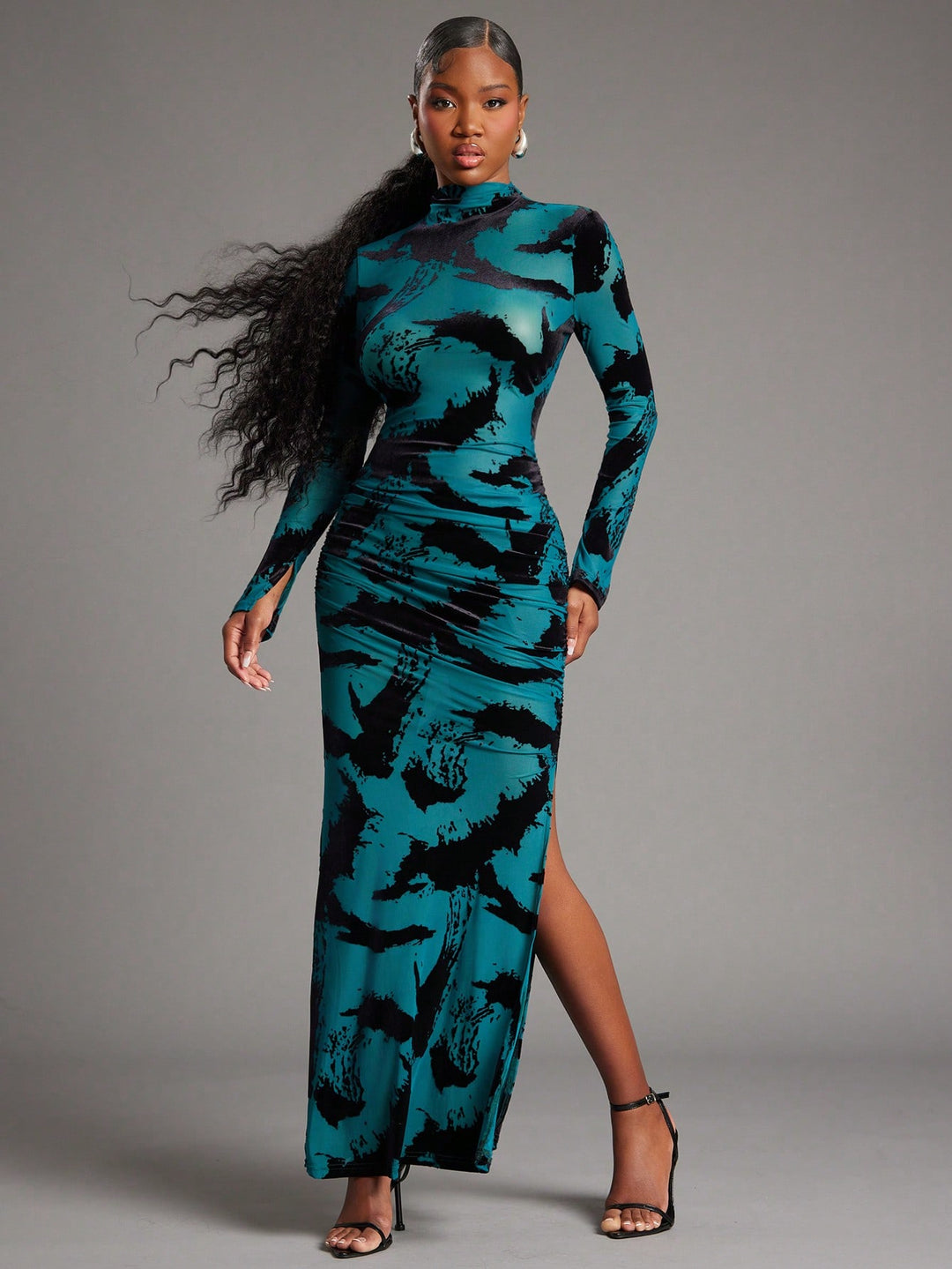 Rochie maxi SHEIN, mix culori