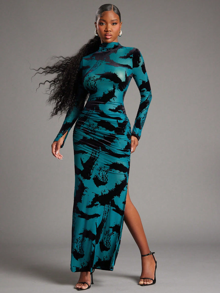 Rochie maxi SHEIN, mix culori