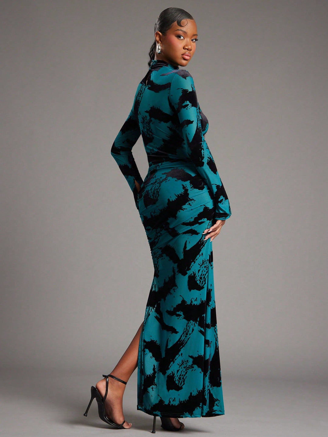 Rochie maxi SHEIN, mix culori