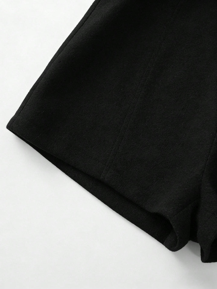 Pantaloni scurți SHEIN, negru