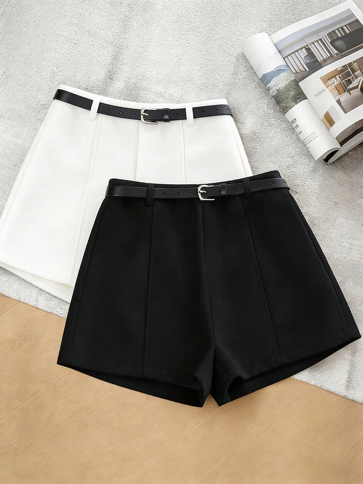 Pantaloni scurți SHEIN, negru