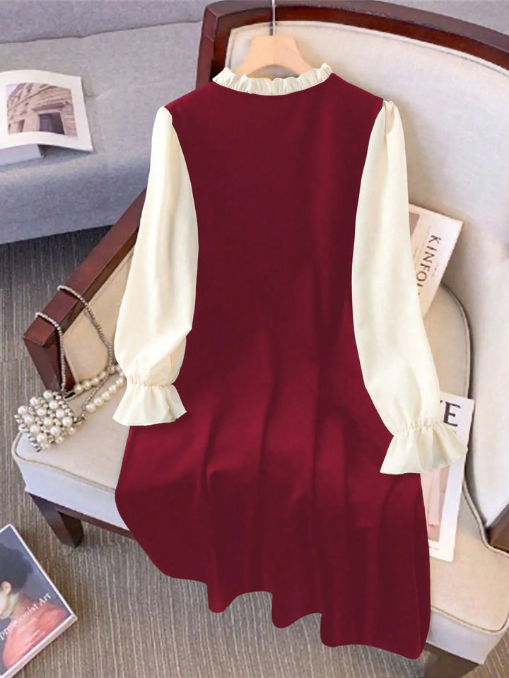 Rochie midi SHEIN, roșu