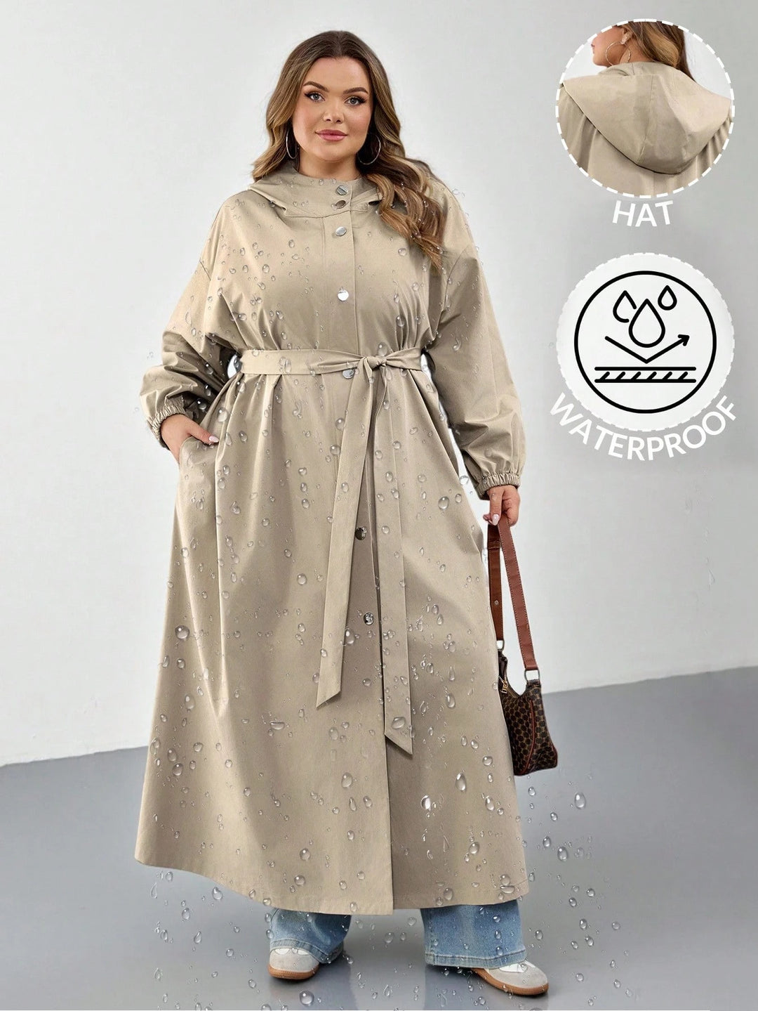 Trench SHEIN, bej