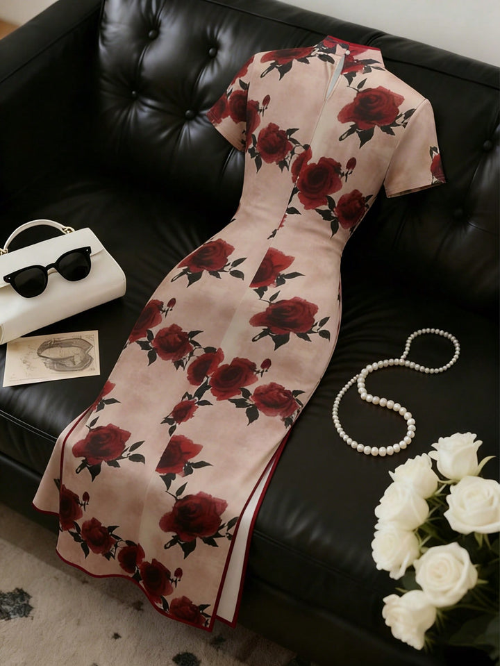 Rochie maxi SHEIN, mix culori