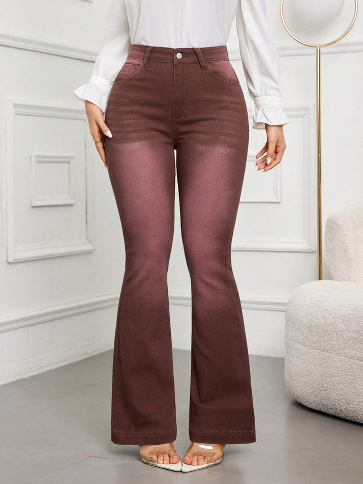 Jeans SHEIN, vișiniu