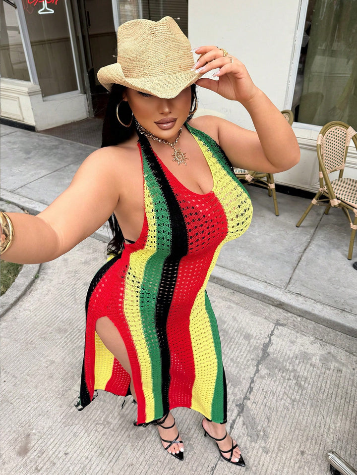 Rochie de plajă SHEIN, mix culori