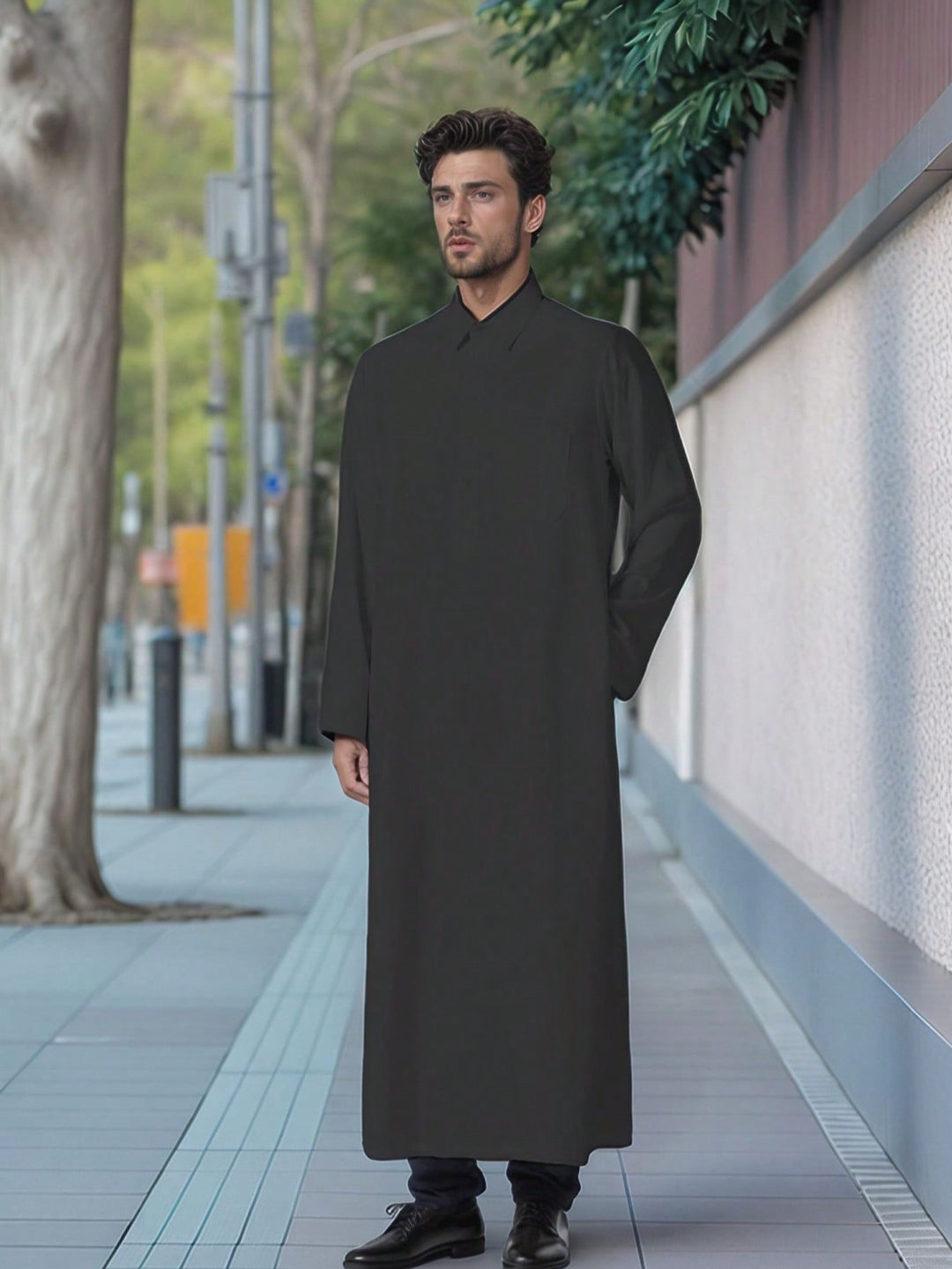 Rochie lungă SHEIN, negru