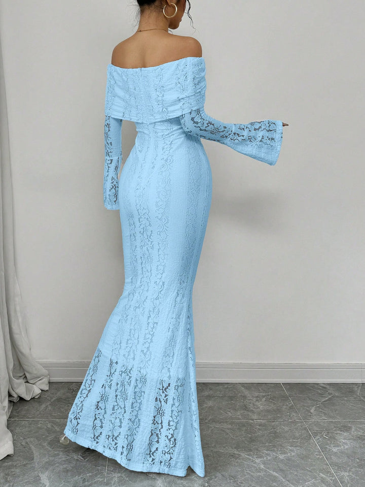 Rochie maxi SHEIN, albastru