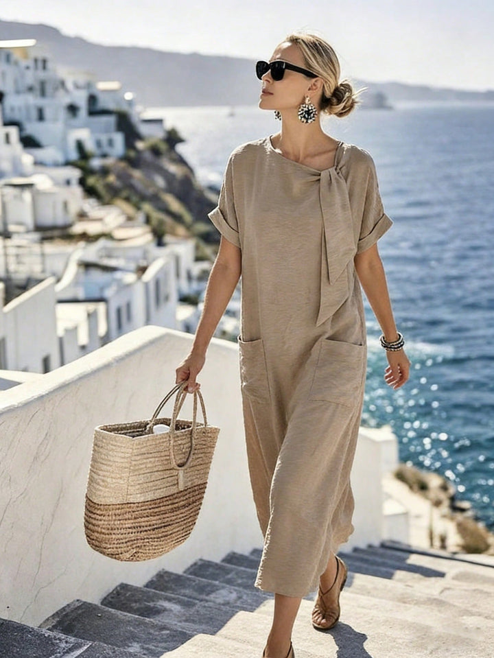 Rochie maxi SHEIN, maro