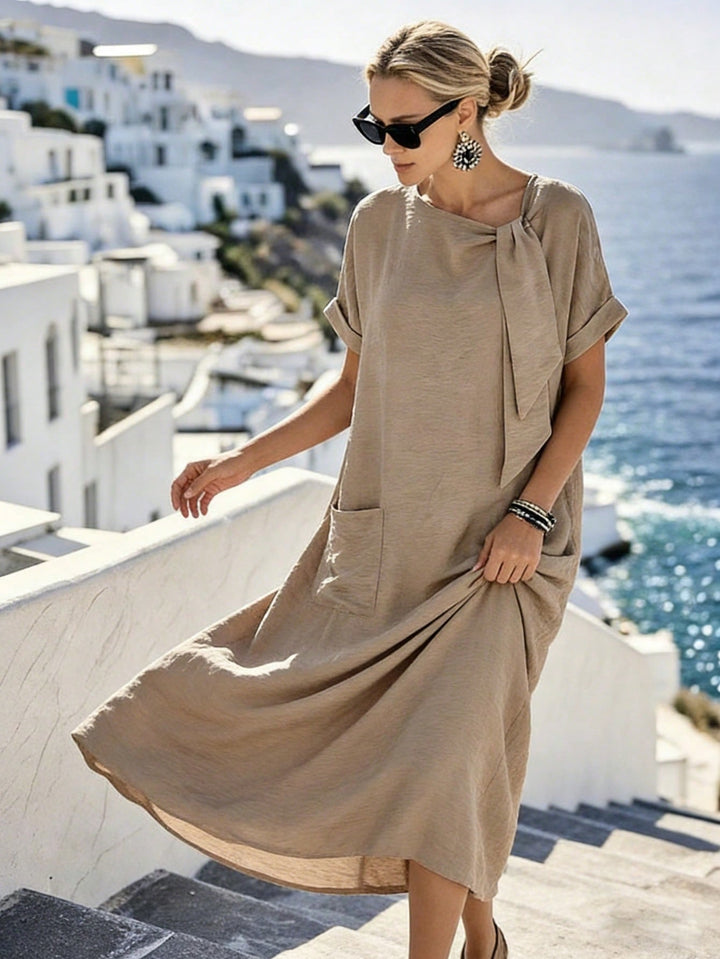 Rochie maxi SHEIN, maro