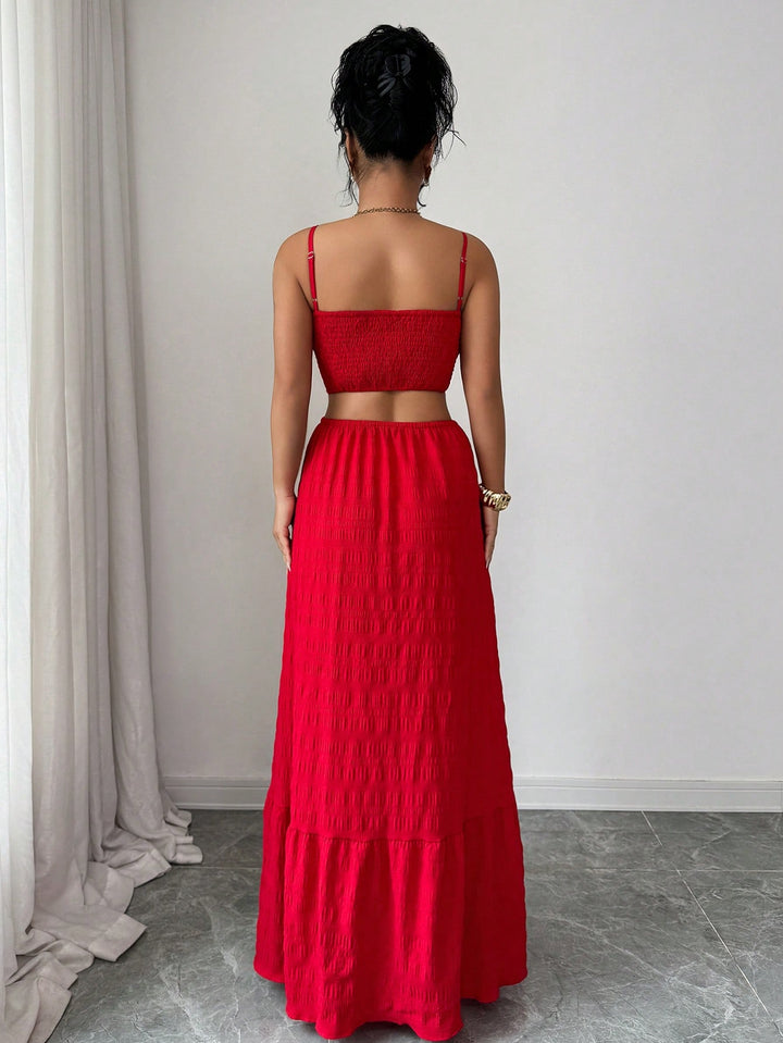 Rochie maxi SHEIN, roșu