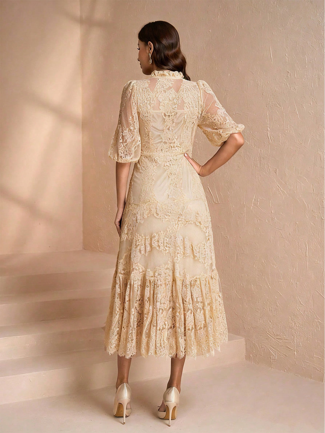 Rochie maxi SHEIN, portocaliu