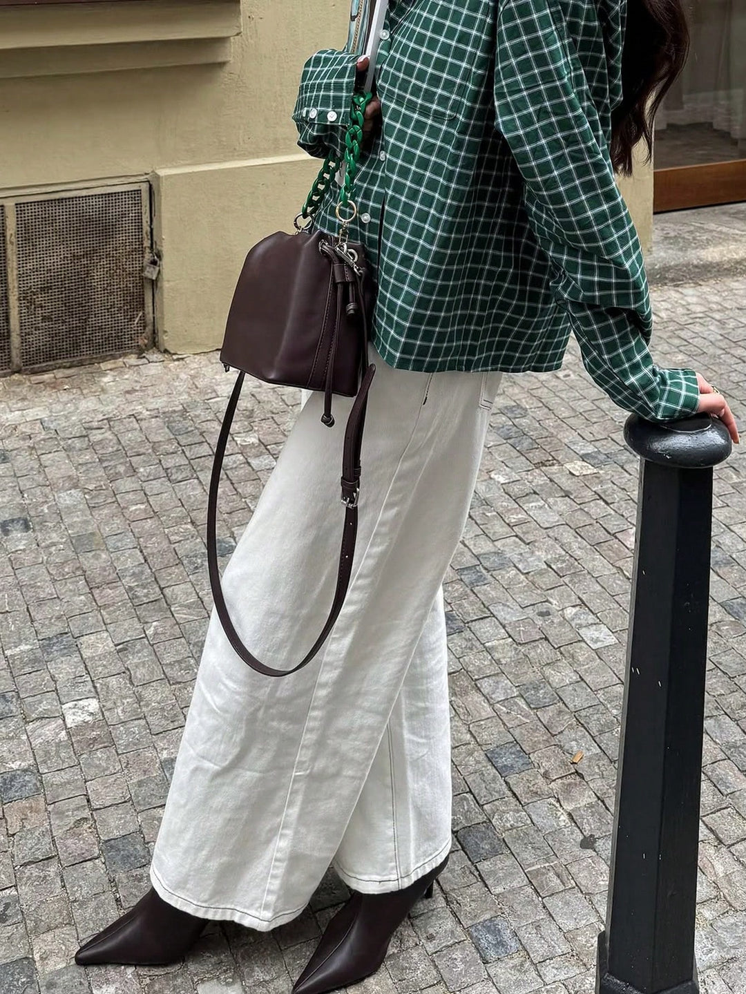 Cămașă SHEIN, verde