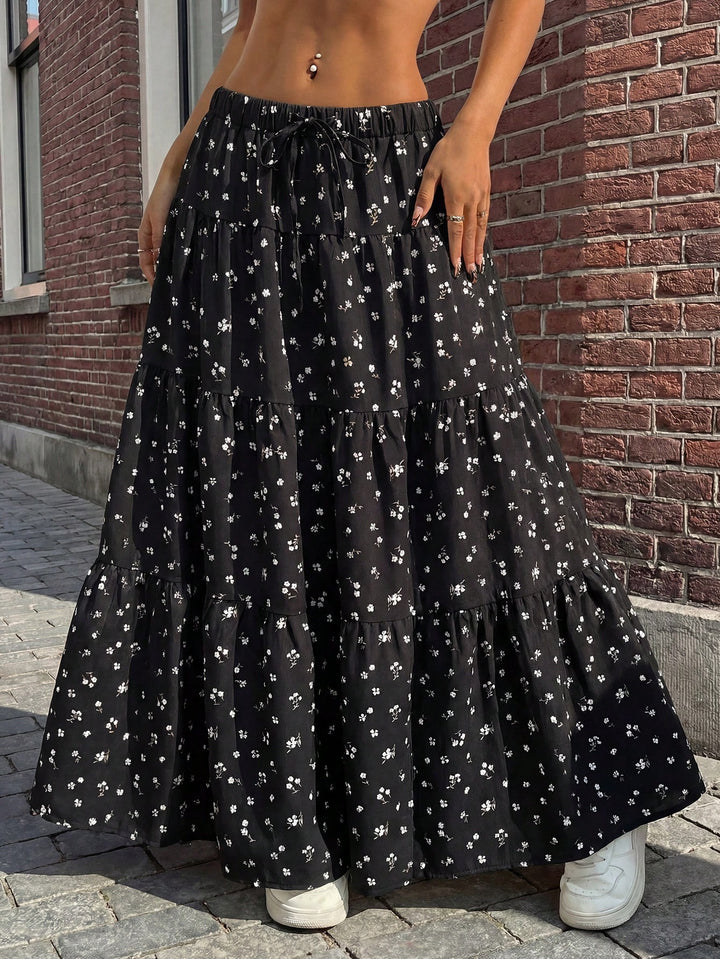 SHEIN maxi ruha, fekete
