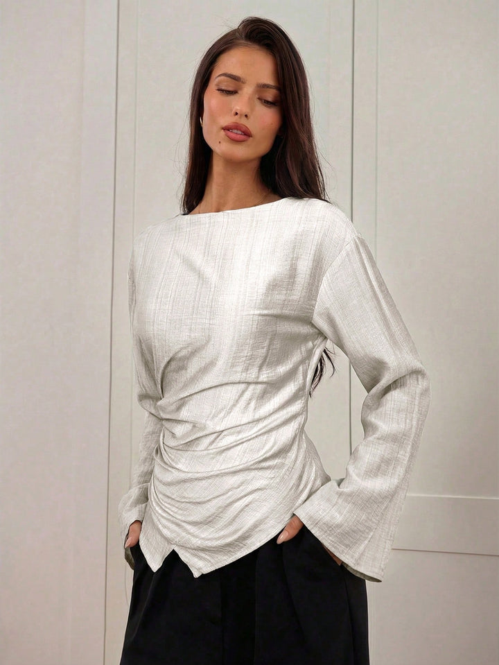 SHEIN blúz, khaki