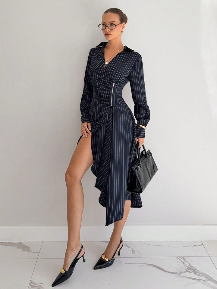 Rochie midi SHEIN, albastru