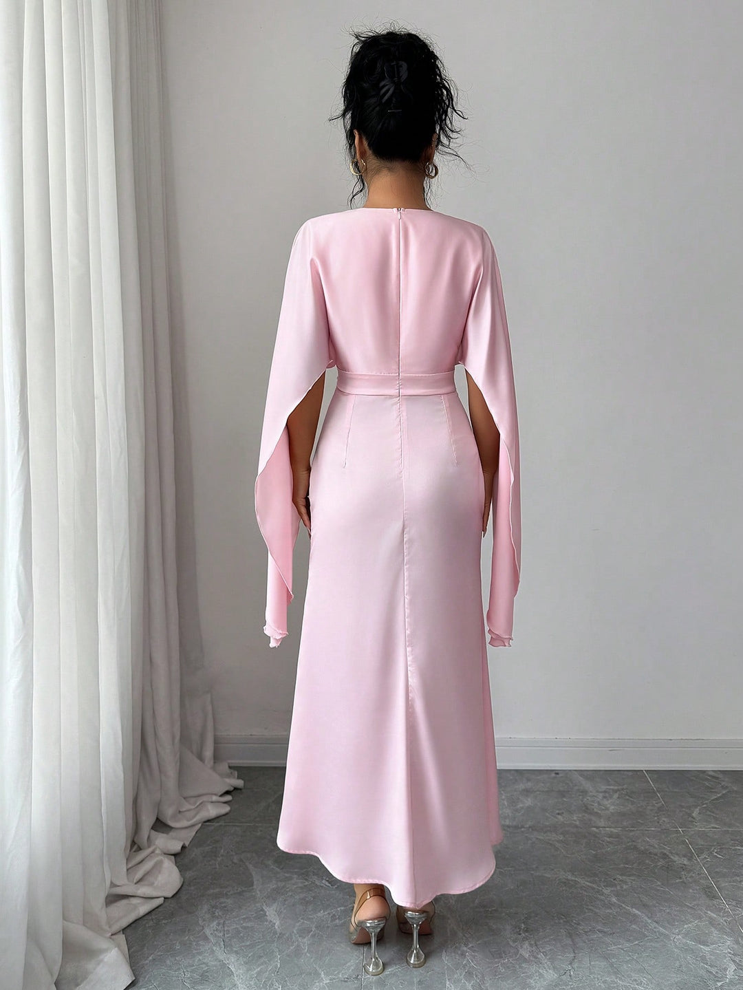 Rochie maxi SHEIN, roz