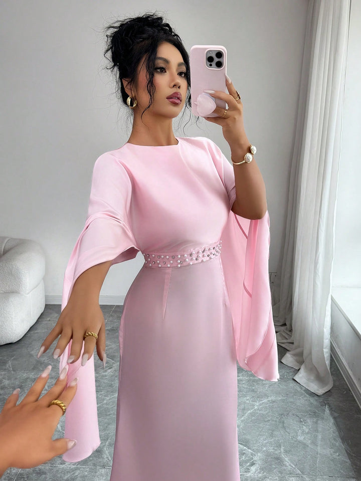 Rochie maxi SHEIN, roz