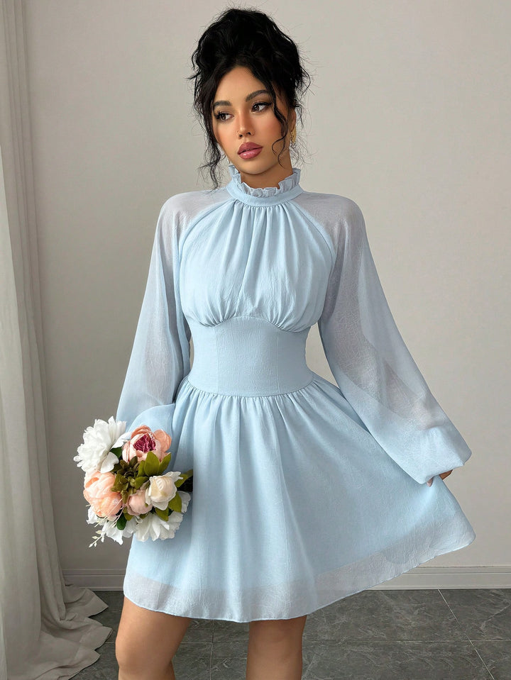 Rochie scurtă SHEIN, albastru