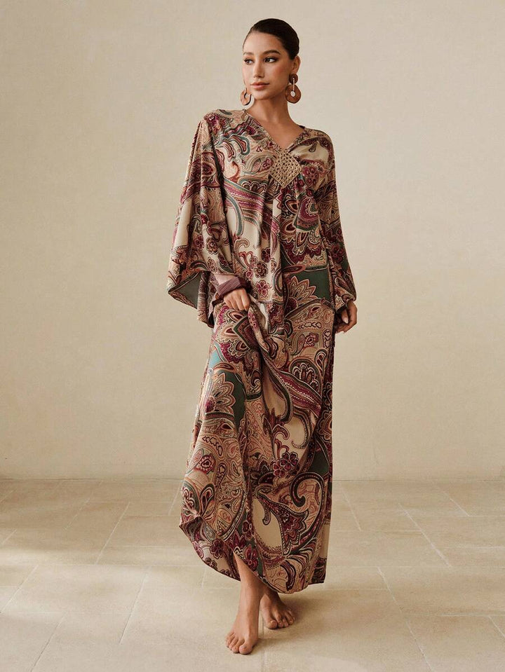 Rochie maxi SHEIN, mix culori