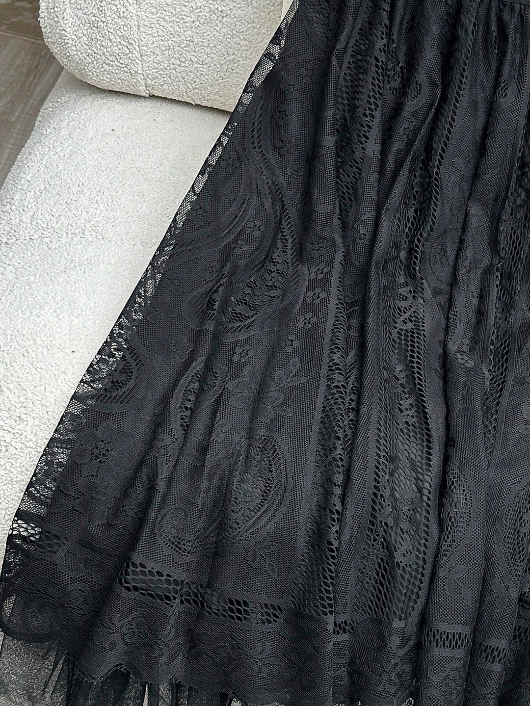 Fustă maxi SHEIN, negru