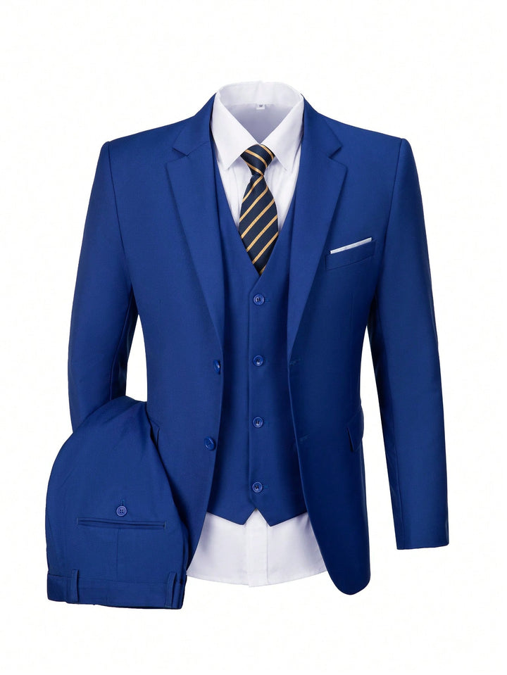 Costum SHEIN, albastru