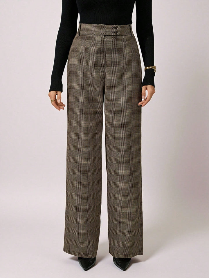 Pantaloni SHEIN, maro