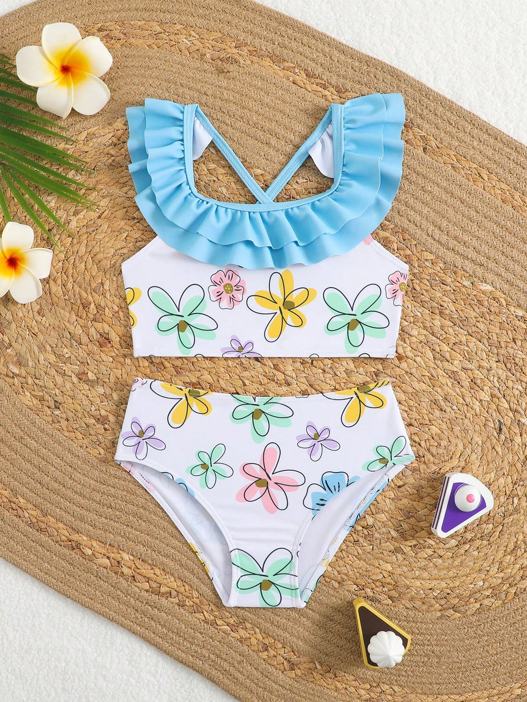 Costum de baie SHEIN, mix culori