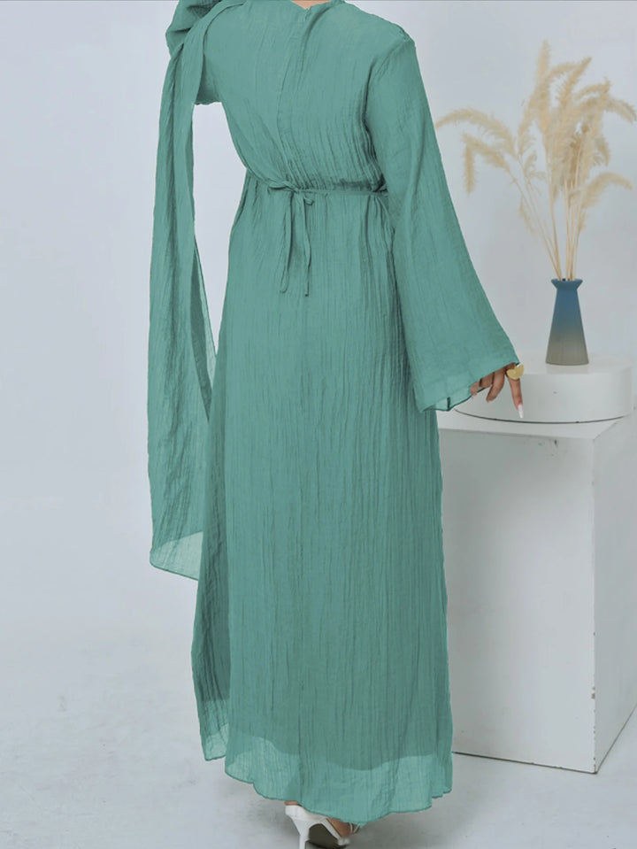 Rochie maxi SHEIN, turcoaz