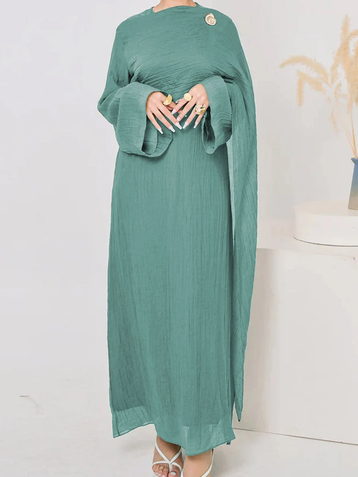 Rochie maxi SHEIN, turcoaz
